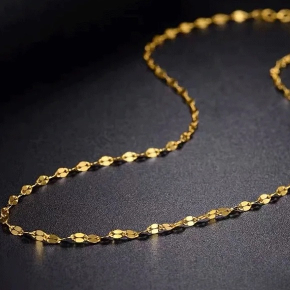 Gold plated delicate necklace - Picture 3 of 3